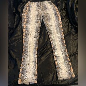 Snake Skin print Pants